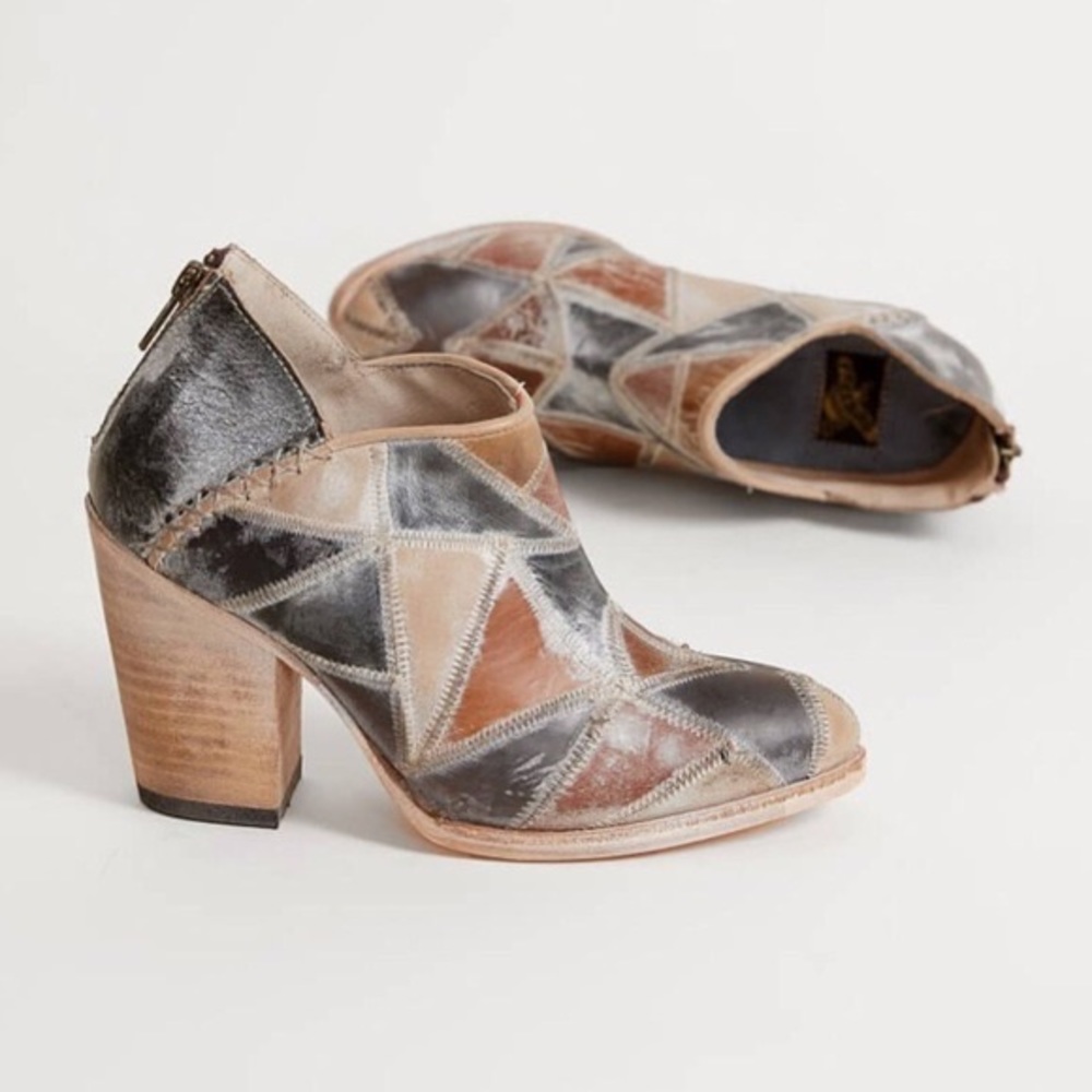 Freebird by Steven Steel Patchwork Ankle Bootie